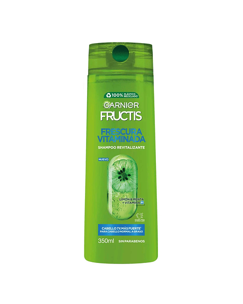 Shampoo Fructis Frescura Vitaminada Limon & Menta 350 ML - GARNIER 