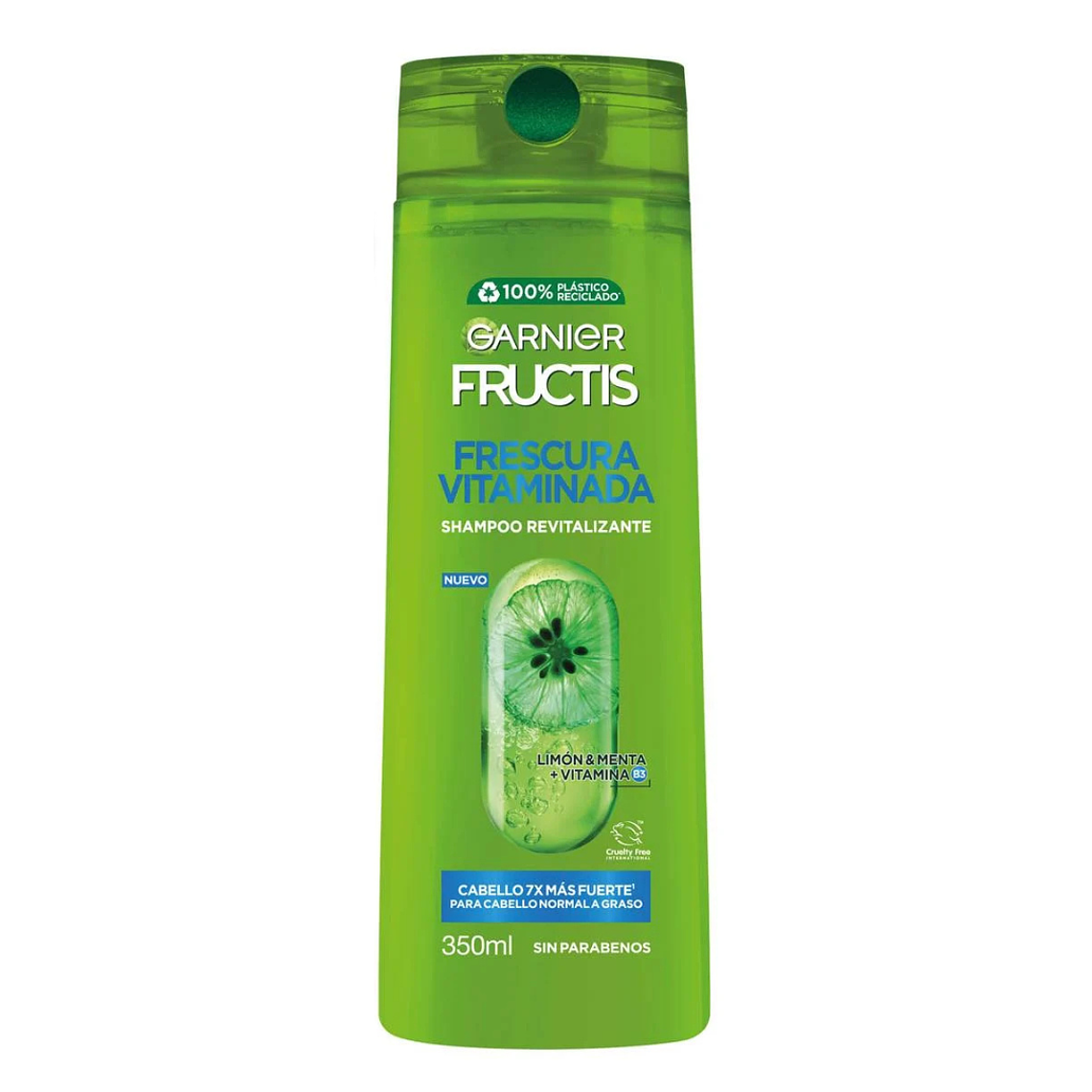 Shampoo Fructis Frescura Vitaminada Limon & Menta 350 ML - GARNIER  2
