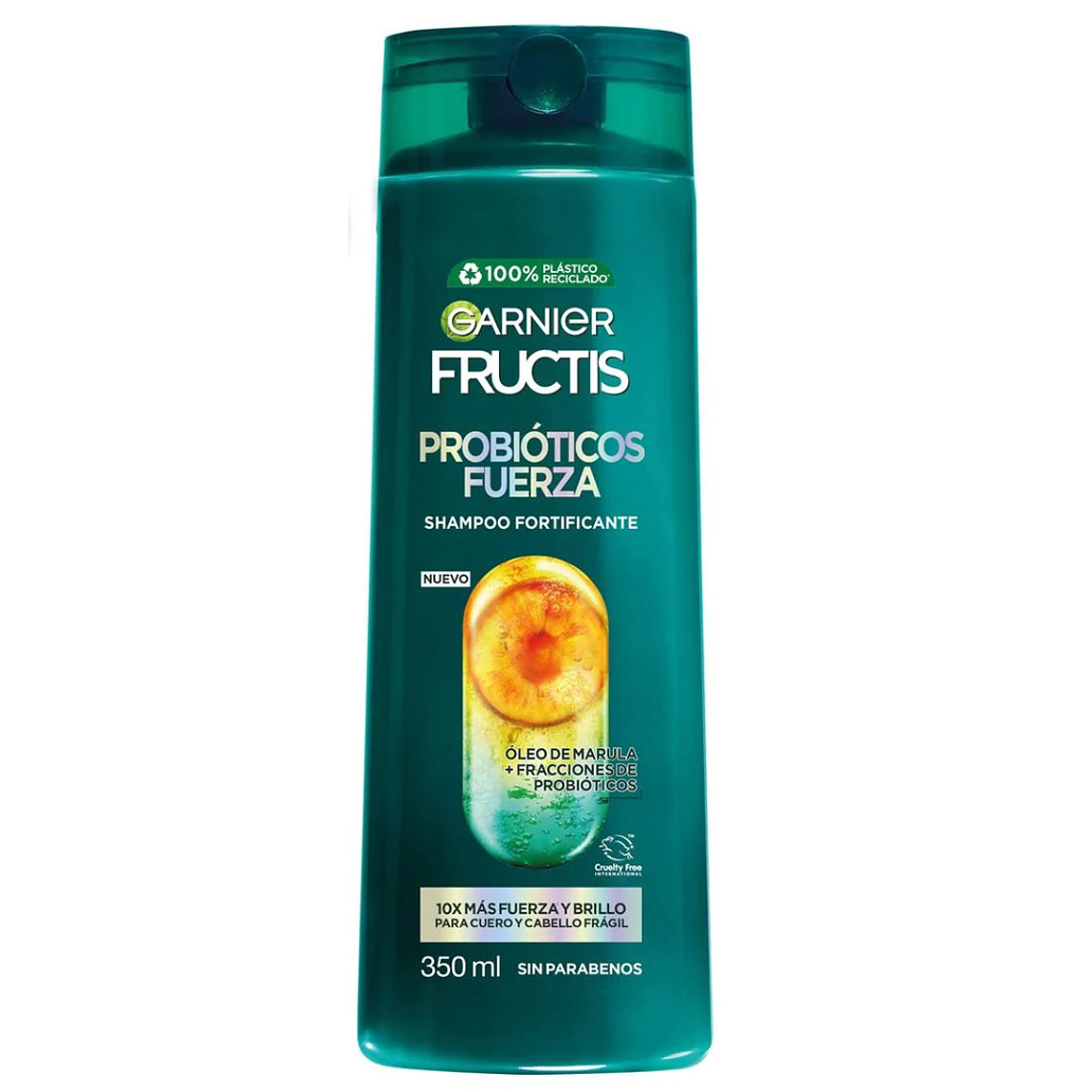 Shampoo Fructis Probióticos Fuerza 350 ML - GARNIER 2