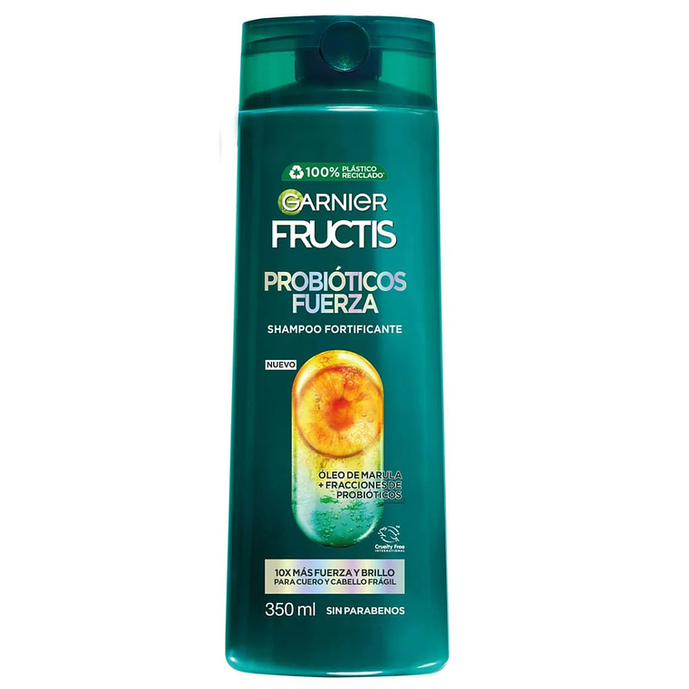 Shampoo Fructis Probióticos Fuerza 350 ML - GARNIER 2