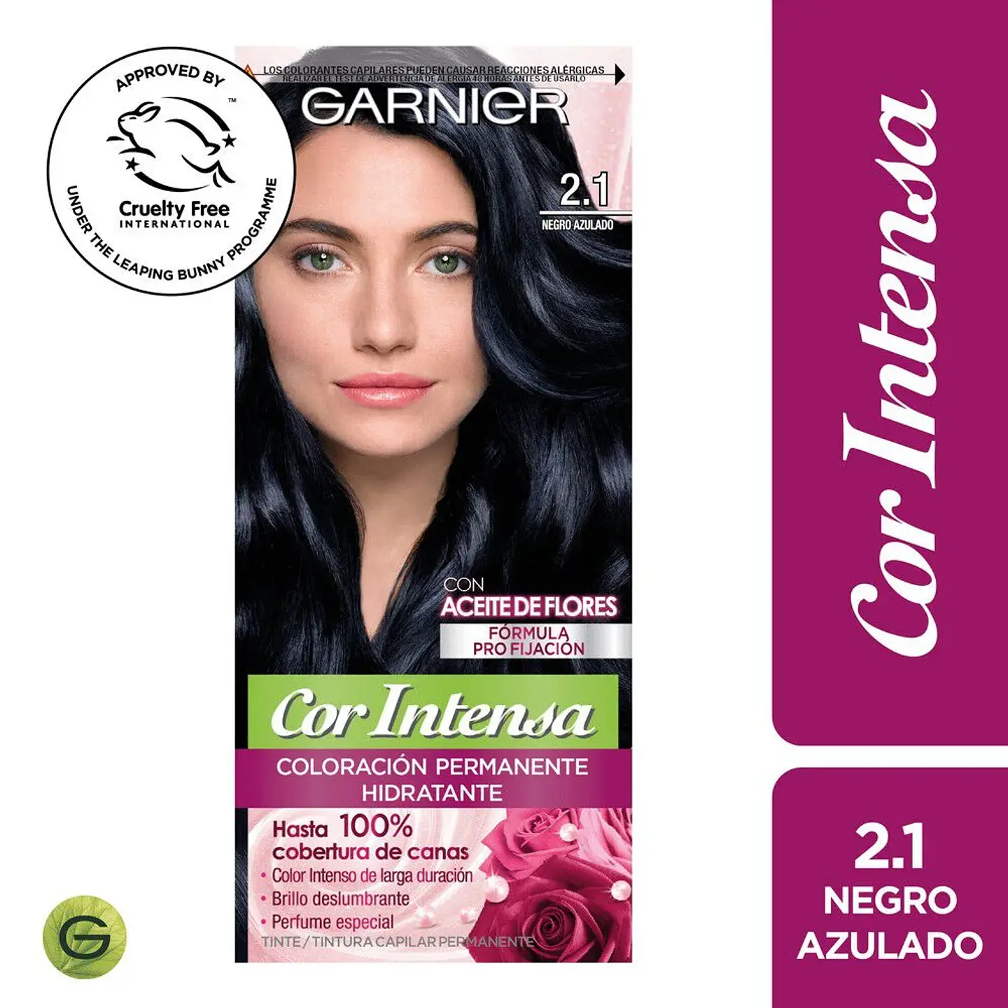 Tintura Cor Intensa 2.1 Negro Azulado - GARNIER 1