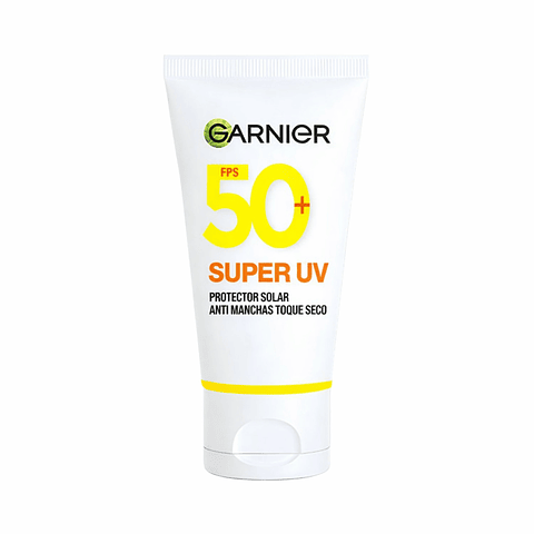 Protector Solar Anti-Manchas Toque Seco Super Uv 40G - GARNIER