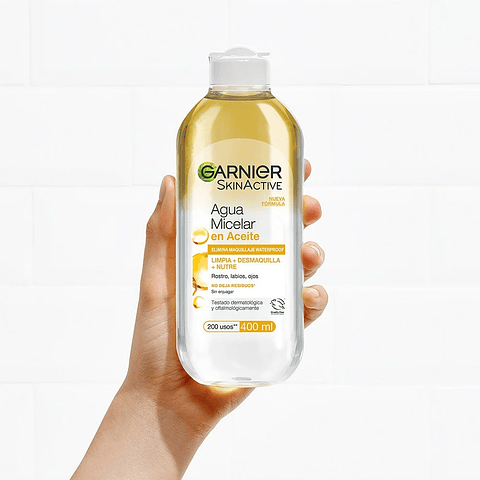 Agua Micelar en Aceite 400 ML - GARNIER