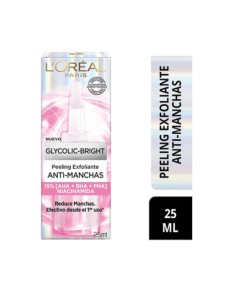 Sérum Glycolic Bright Peeling Exfoliante Anti-Manchas 25 ML - LOREAL