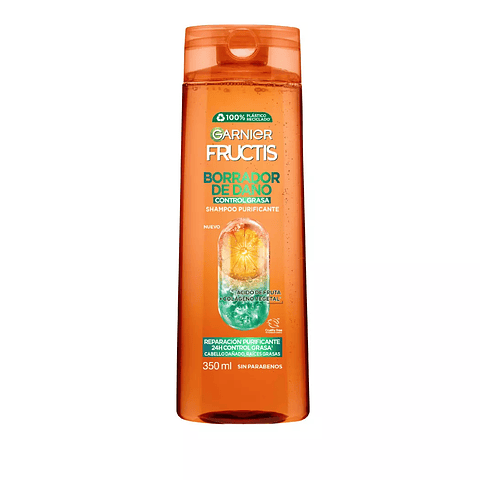 Shampoo Borrador de Daño Control Grasa 350ml - GARNIER