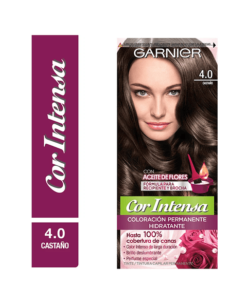 Tintura Cor Intensa Castaño 4.0 45 G - GARNIER 
