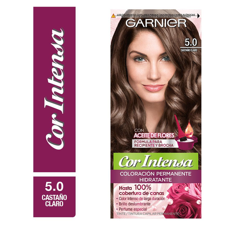 Tintura Cor Intensa Castaño Claro 5.0 45 G - GARNIER 1