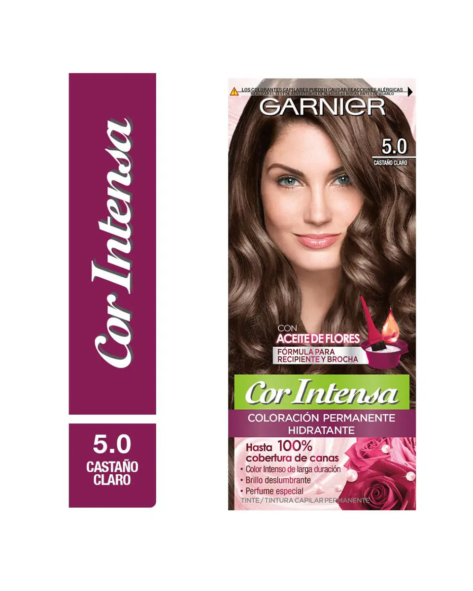 Tintura Cor Intensa Castaño Claro 5.0 45 G - GARNIER 1