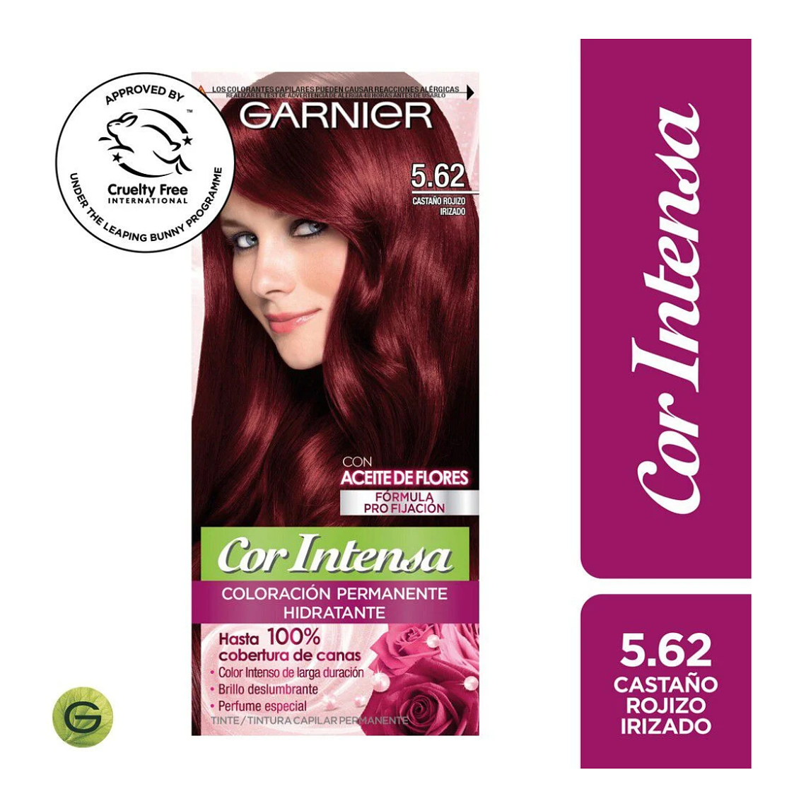 Tintura Cor Intensa Castaño Rojizo Irisado 5.62 45 G - GARNIER 1