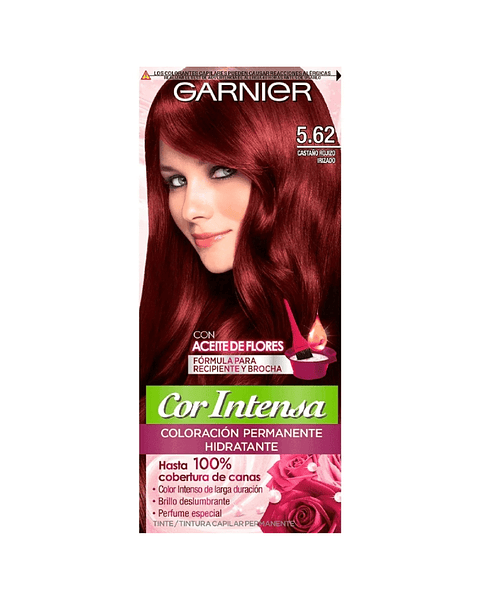 Tintura Cor Intensa Castaño Rojizo Irisado 5.62 45 G - GARNIER