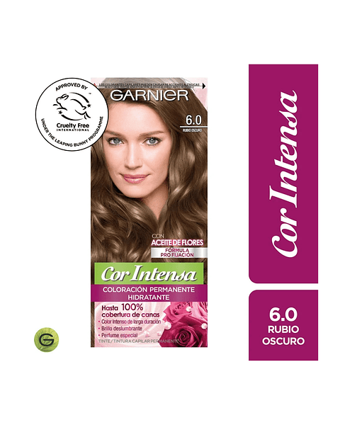 Tintura Cor Intensa Rubio Oscuro 6.0 45 G - GARNIER