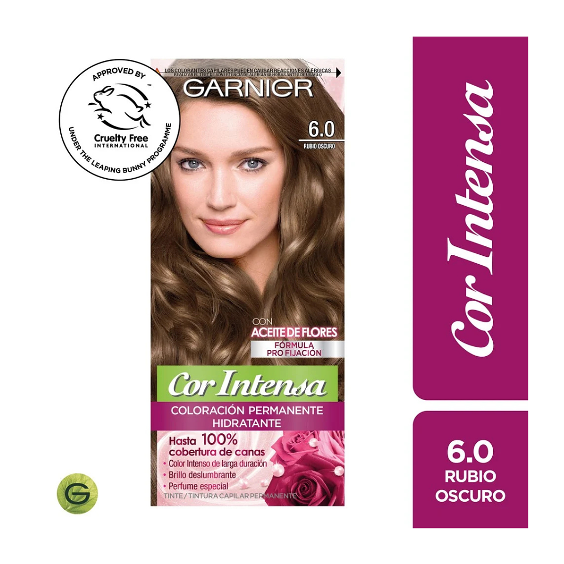 Tintura Cor Intensa Rubio Oscuro 6.0 45 G - GARNIER 1