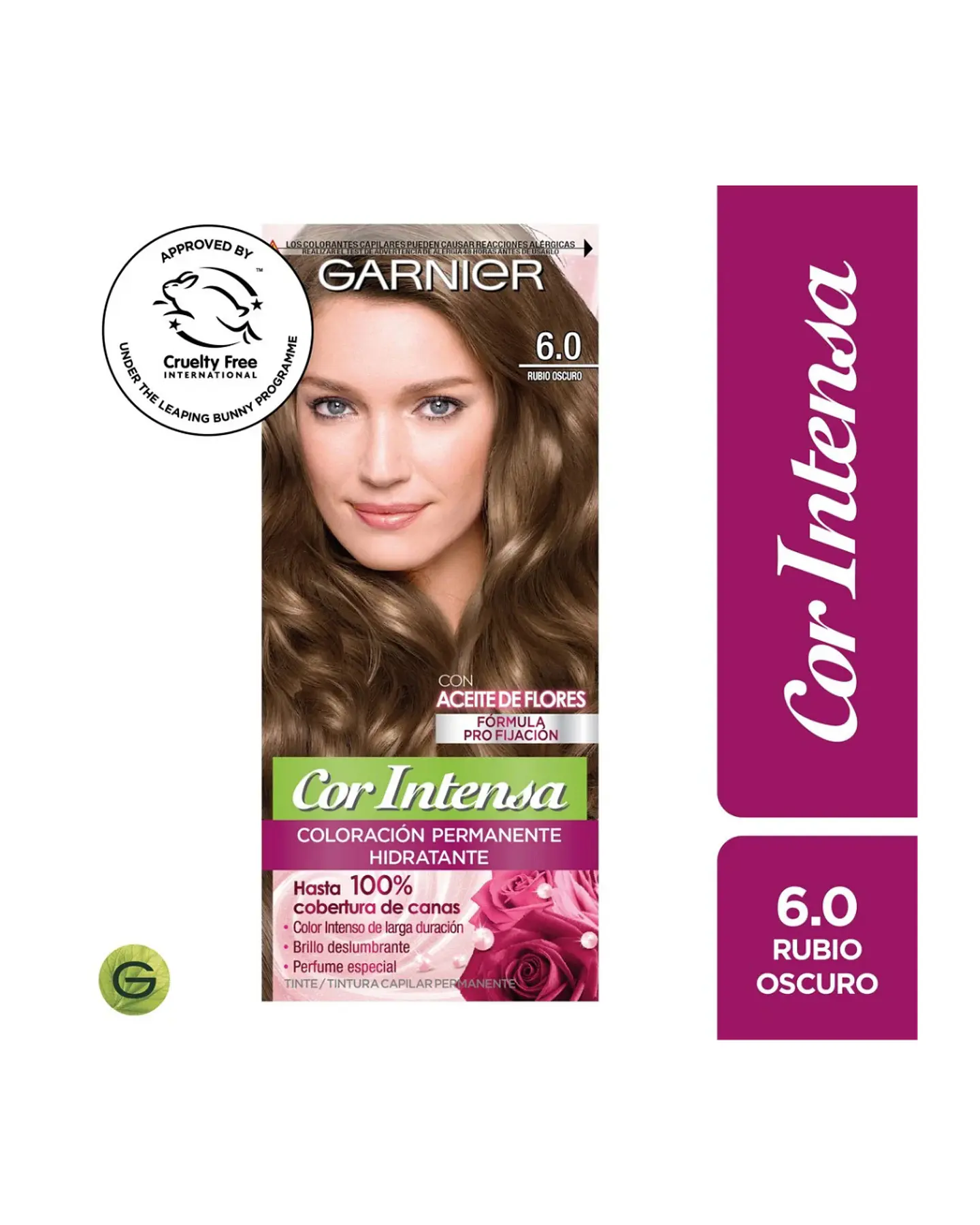 Tintura Cor Intensa Rubio Oscuro 6.0 45 G - GARNIER 2