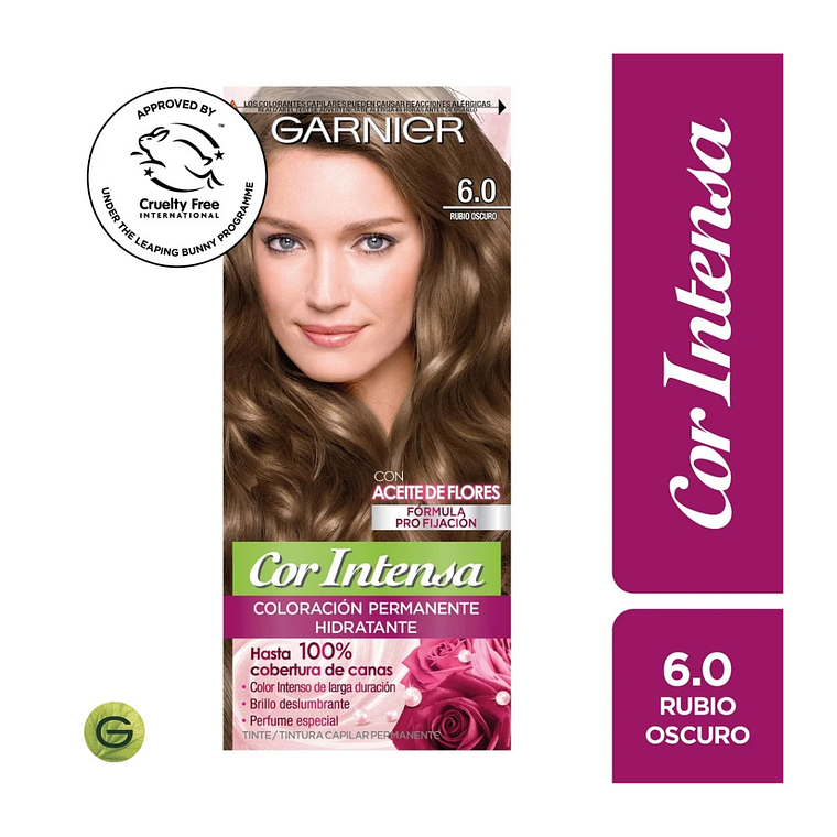 Tintura Cor Intensa Rubio Oscuro 6.0 45 G - GARNIER 1
