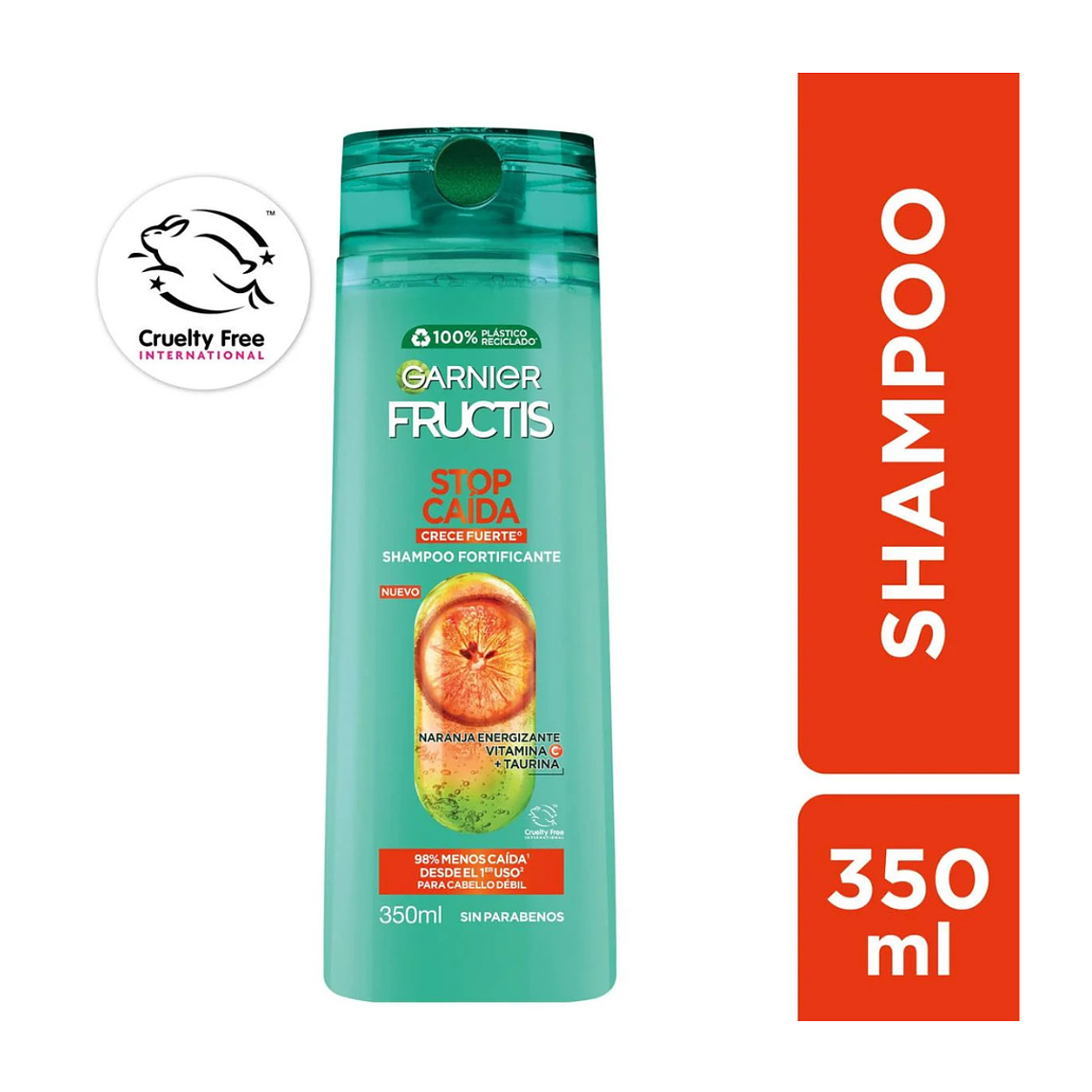 Shampoo Fructis Stop Caída Crece Fuerte 350 ml - GARNIER 1