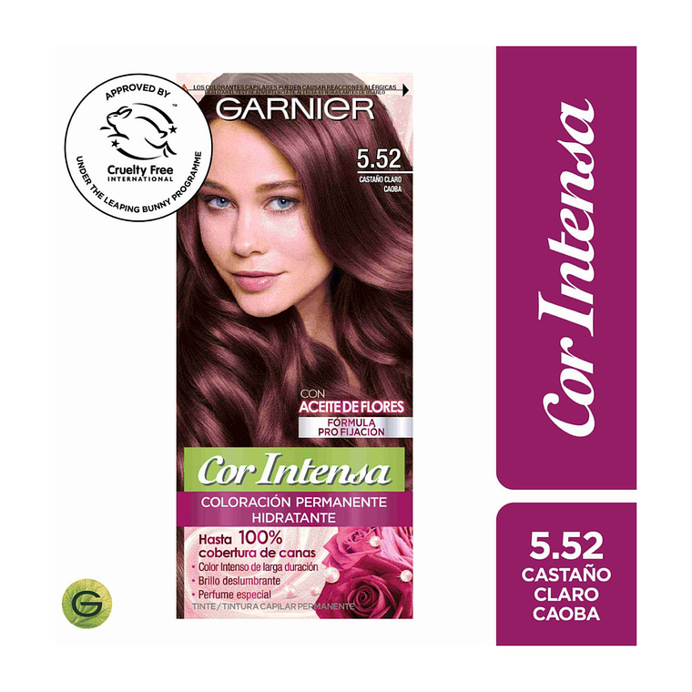Tintura Cor Intensa Claro Caoba 5.52 45 G - GARNIER 1