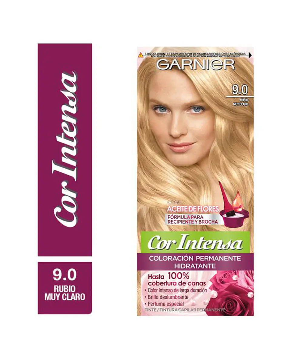 Tintura Cor Intensa Rubio Muy Claro 9.0 45 G - GARNIER 1