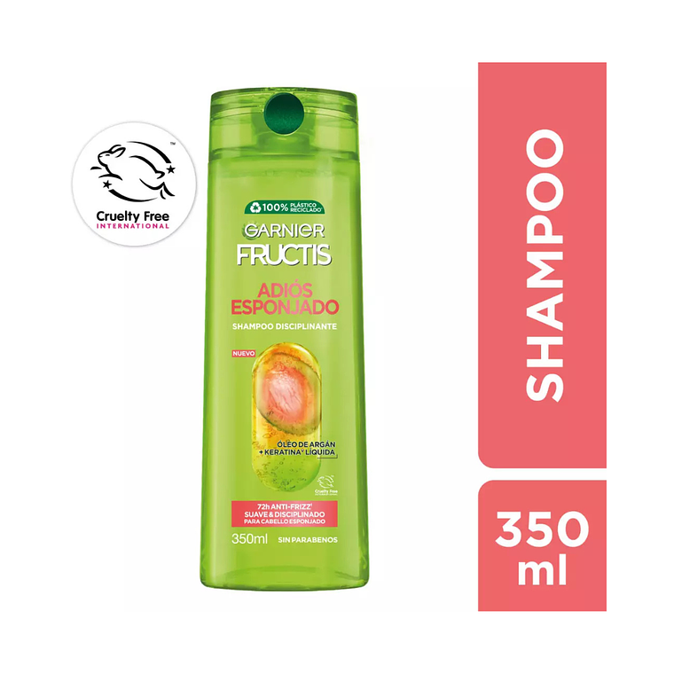 Shampoo Fructis Adiós Esponjado 350 ML - GARNIER 1