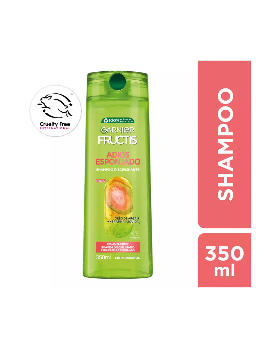 Shampoo Fructis Adiós Esponjado 350 ML - GARNIER 1