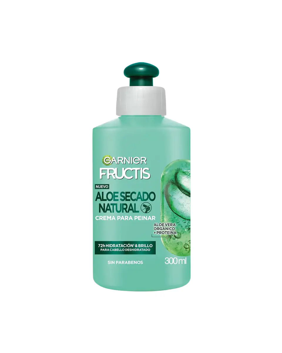 Crema de Peinar Aloe Secado Natural 300 ML - GARNIER 2