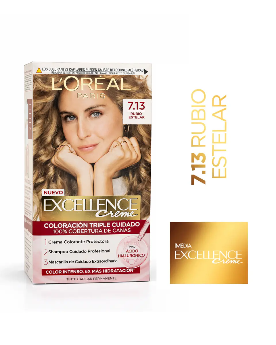 Tintura Excellence Rubio Estelar 7.13 - LOREAL 1