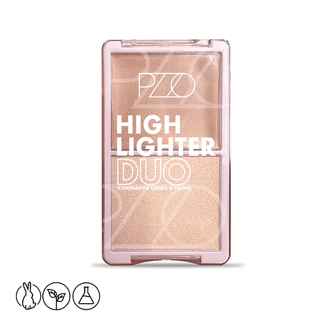 Iluminador Highlighter Duo 1 Nude Glow - PETRIZZIO