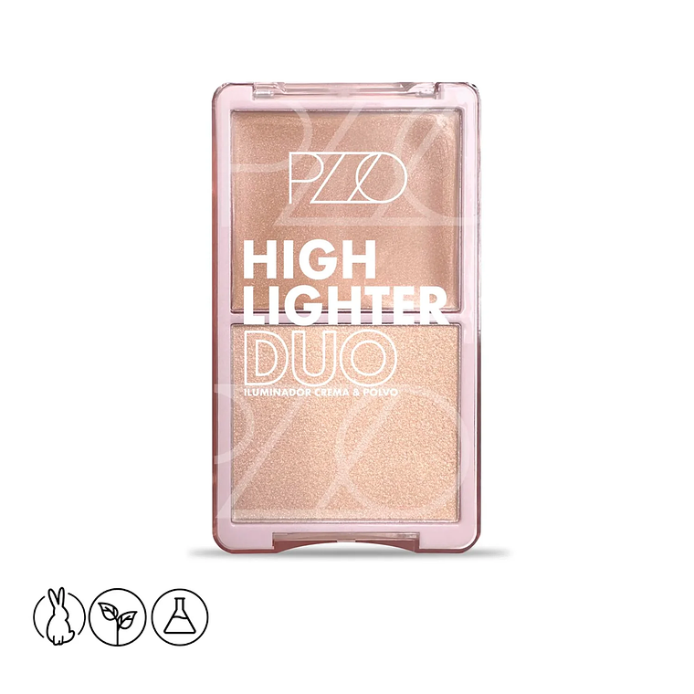 Iluminador Highlighter Duo 1 Nude Glow - PETRIZZIO 1