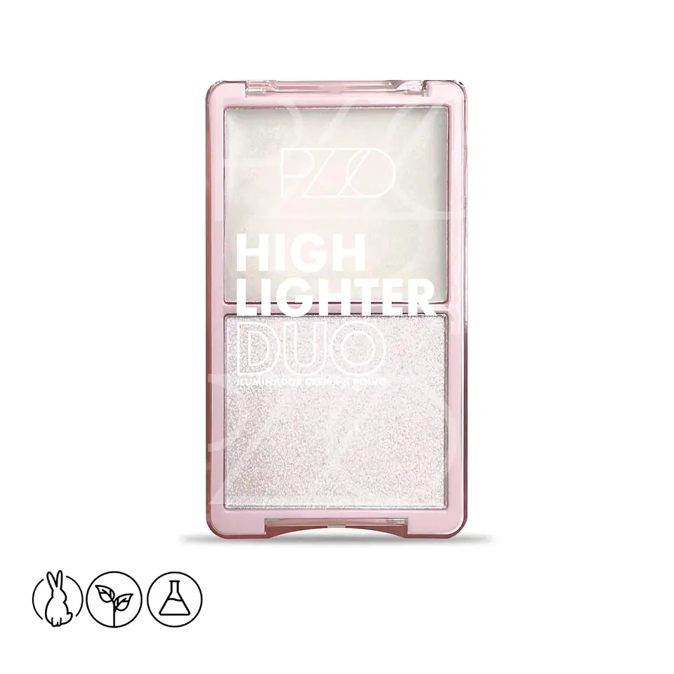 Iluminador Highlighter Duo 3 Snow Sparkle - PETRIZZIO 1
