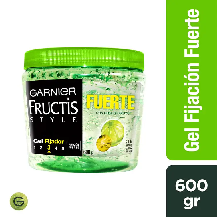 Gel Fijador Fuerte Tatto Level 3 600 G - GARNIER 1