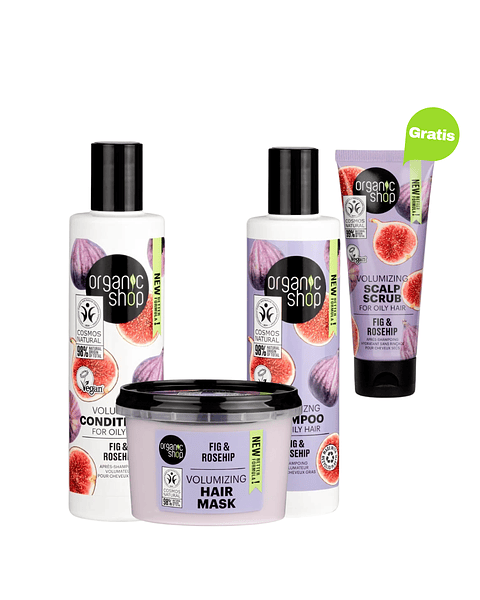 Set Tratamiento Organic Shop + Exfoliante de Regalo - ORGANIC SHOP