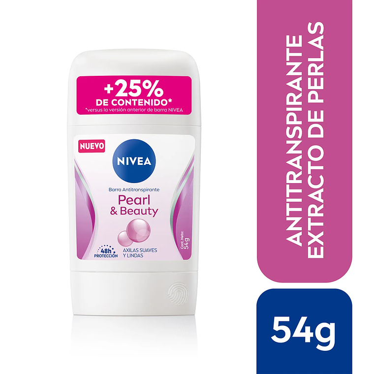 Antitranspirante Pearl & Beauty 72 h en Barra 50 ML -  NIVEA 1