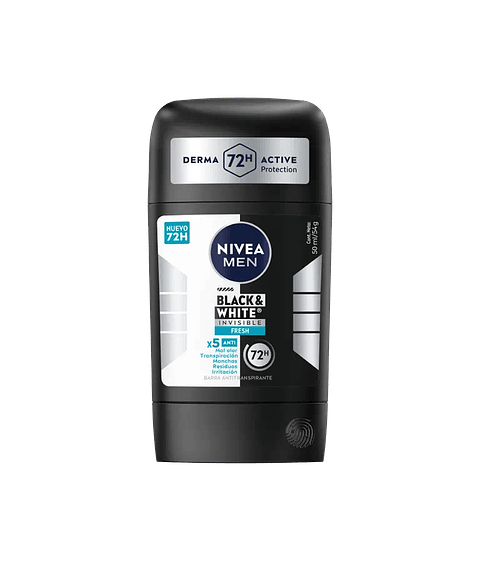 Nivea Men Invisible Black & White Fresh 50 ML - NIVEA
