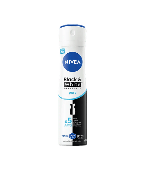 Desodorante Spray Invisible Black & White Pure 150 ML - NIVEA