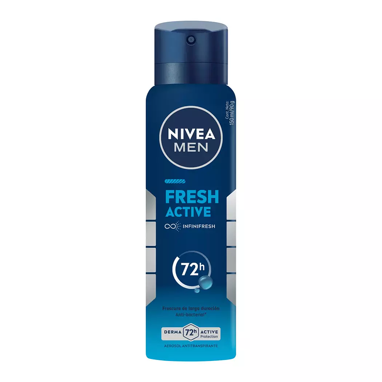 Antitranspirante Fresh Active Infinifresh 72 hs 150 ML - NIVEA 1