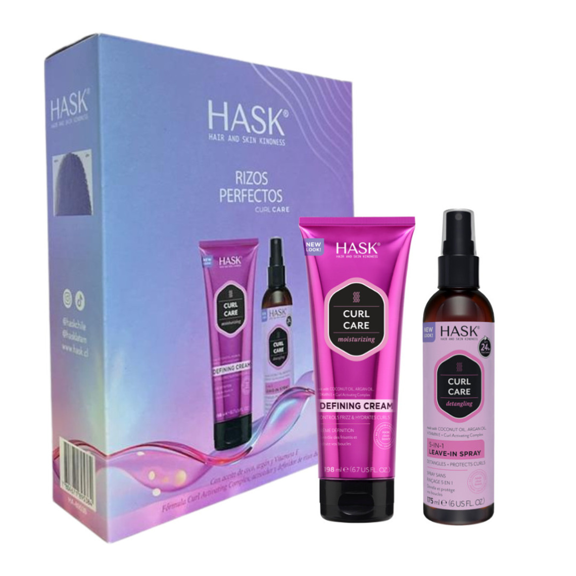 Set Capilar Hask Curl - HASK 1