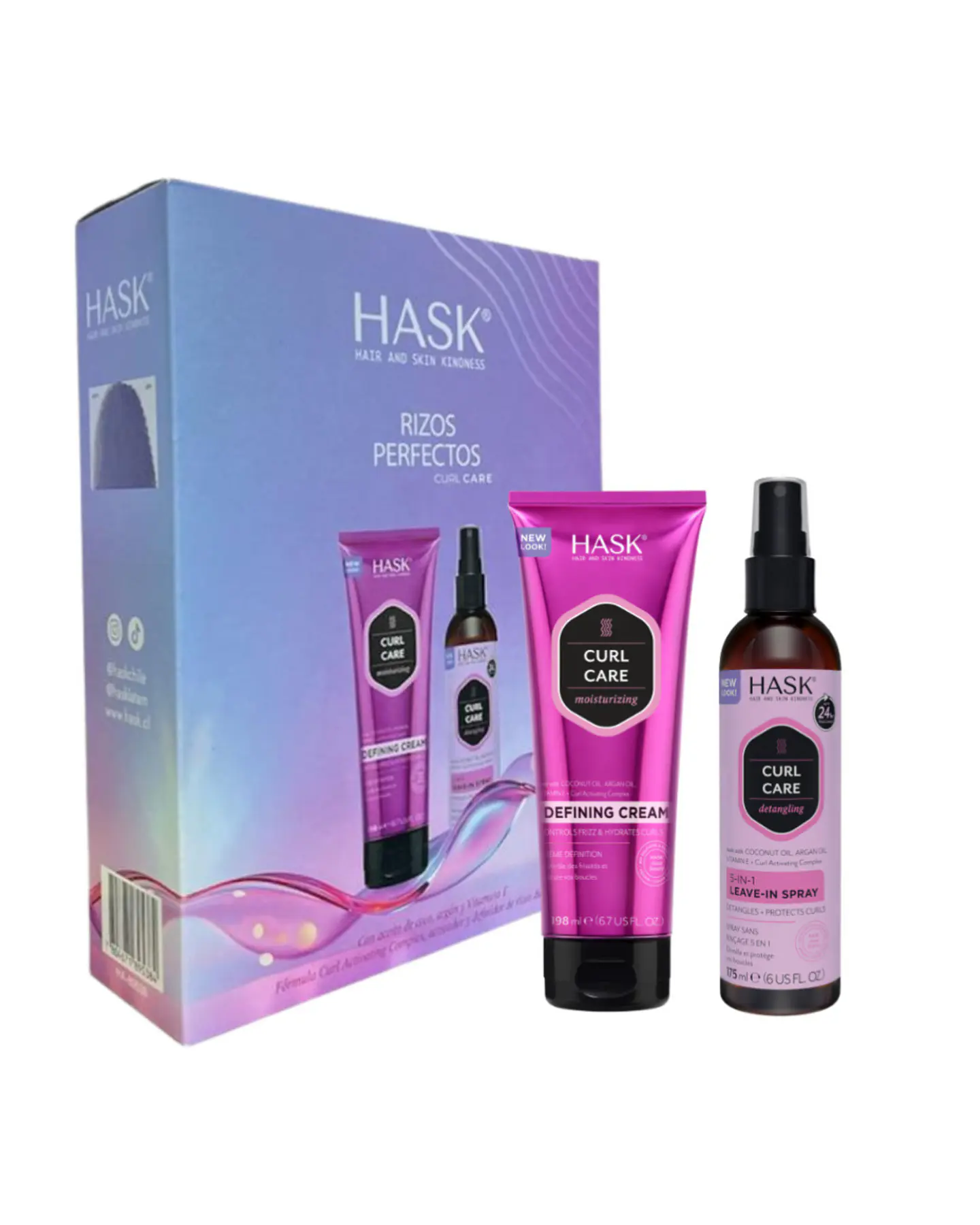 Set Capilar Hask Curl - HASK 1