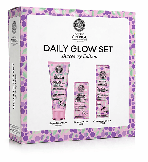 Set Daily Glow Blueberry Edition - NATURA SIBERICA