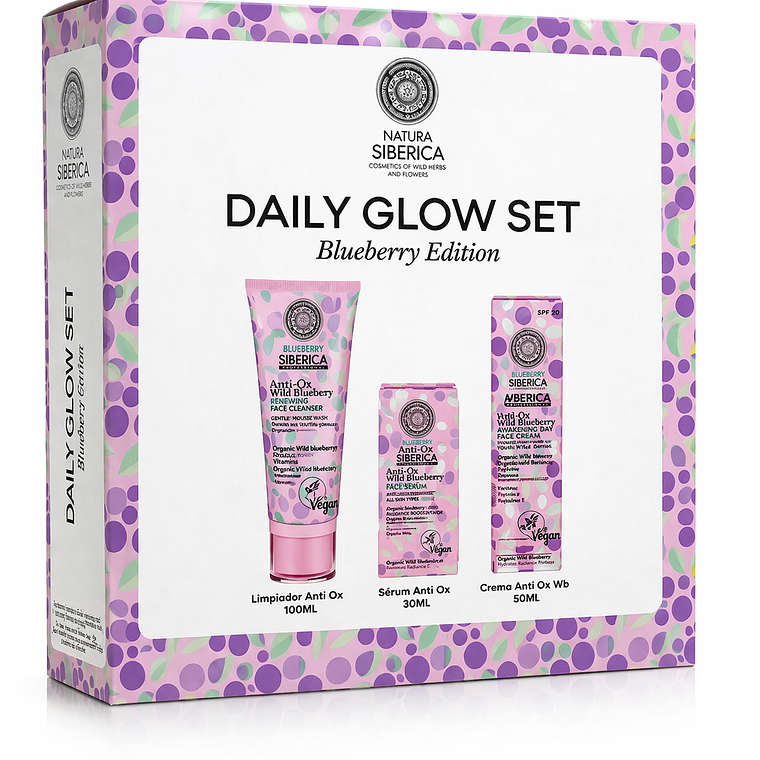 Set Daily Glow Blueberry Edition - NATURA SIBERICA 2