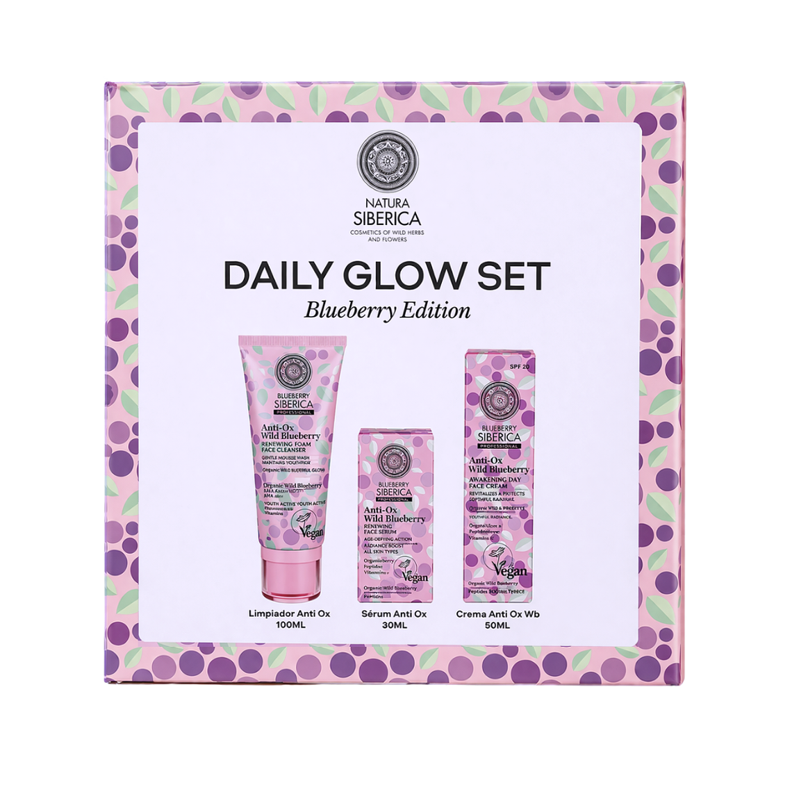 Set Daily Glow Blueberry Edition - NATURA SIBERICA 1