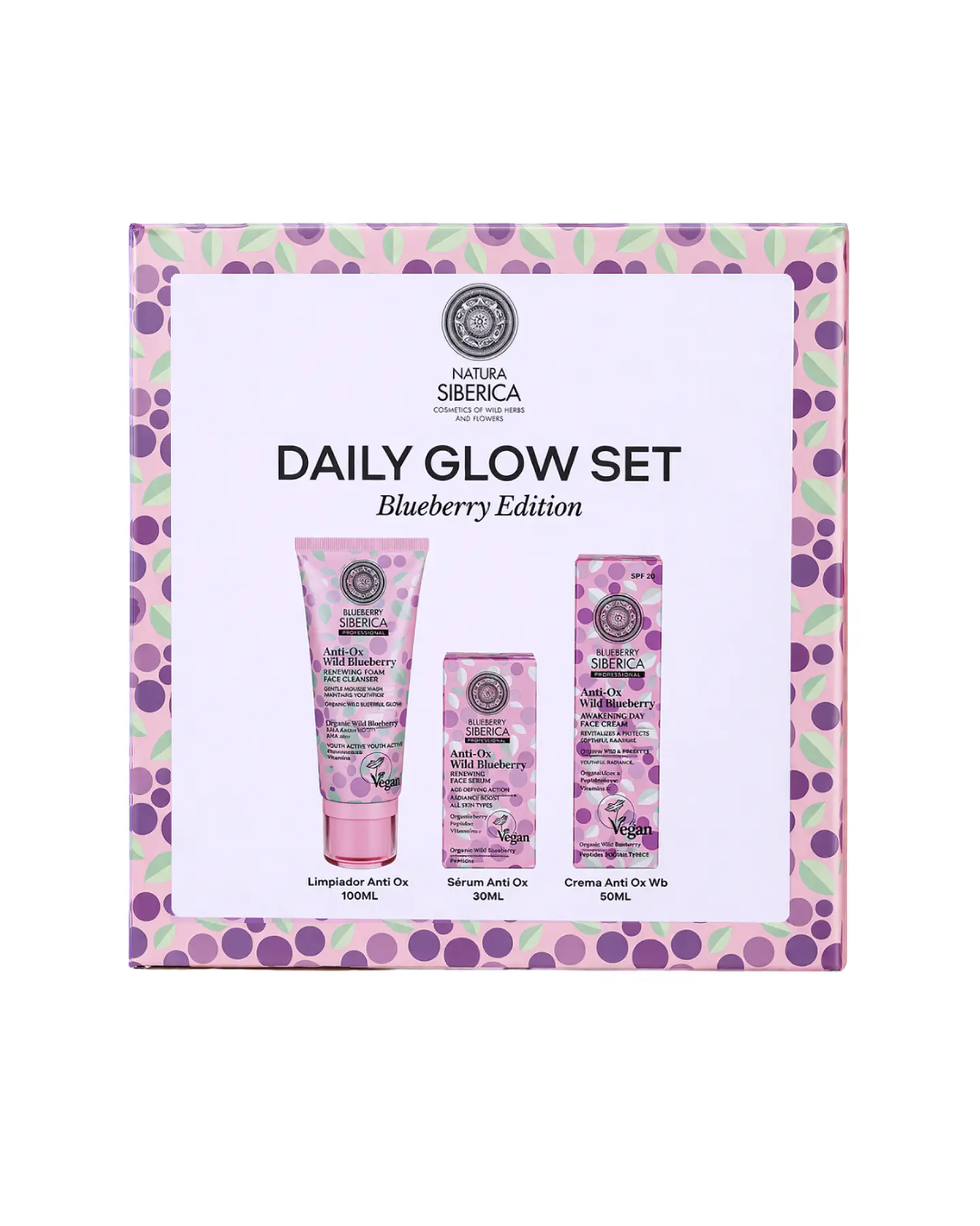 Set Daily Glow Blueberry Edition - NATURA SIBERICA 1