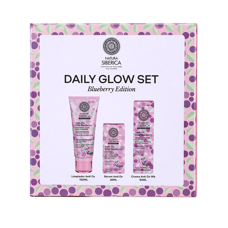 Set Daily Glow Blueberry Edition - NATURA SIBERICA 1