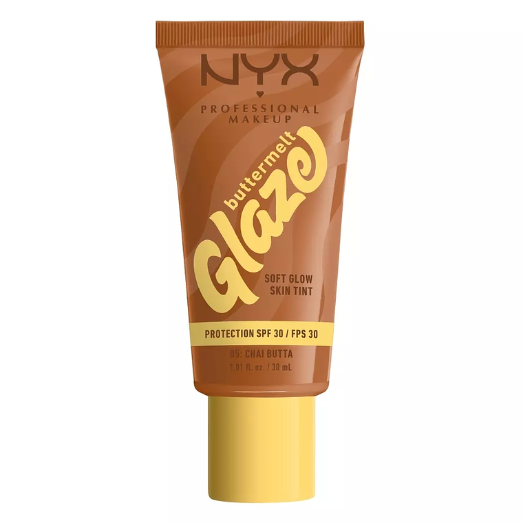 Base Buttermlt Glz SPF+ 30 Chai Butta - NYX 1