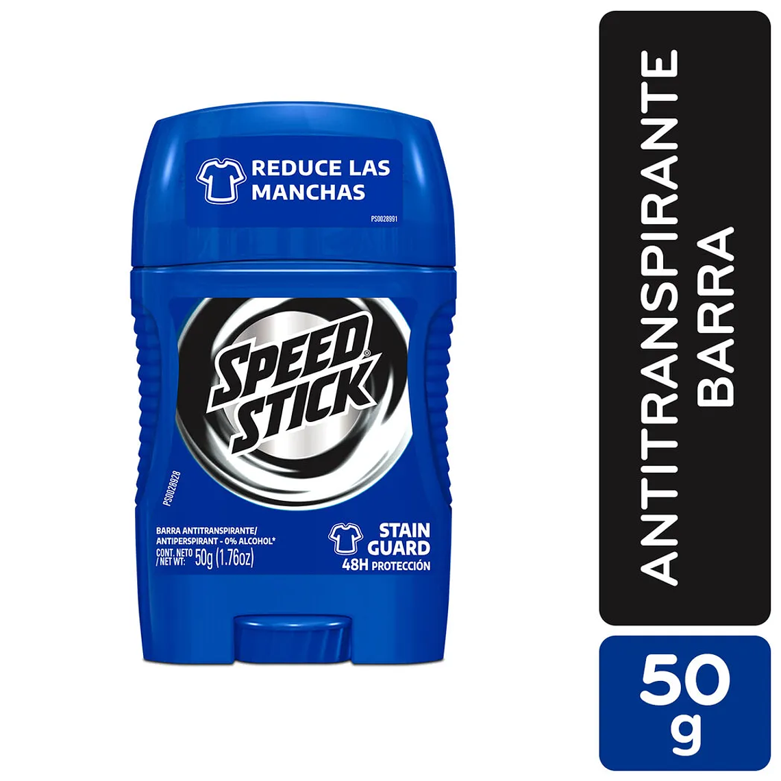 Desodorante Speed Stick stainguard clean barra 50 g 1