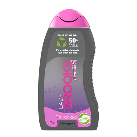 Pack Desodorante para pies y talco Spray Lady Silver Teck