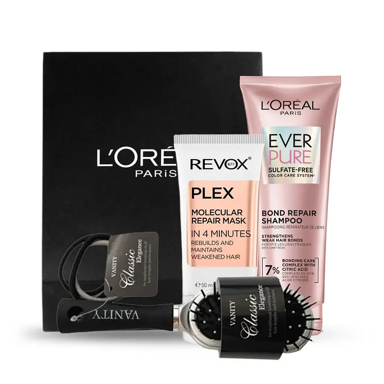 Set Ever Pure Plex Reparación & Brillo - LOREAL 1