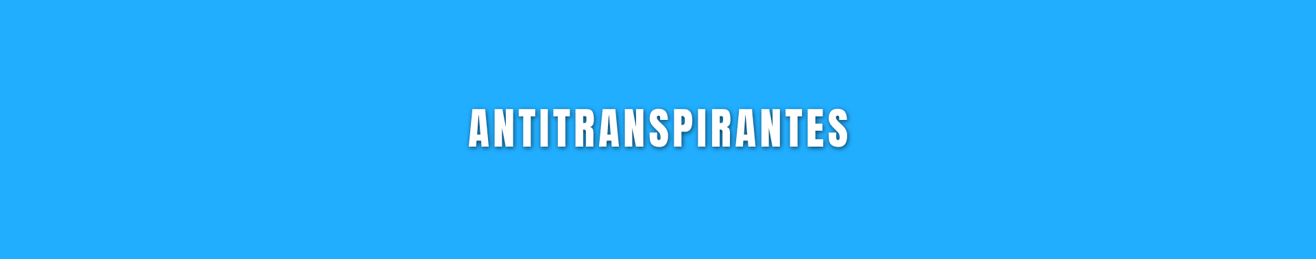 Antitranspirantes
