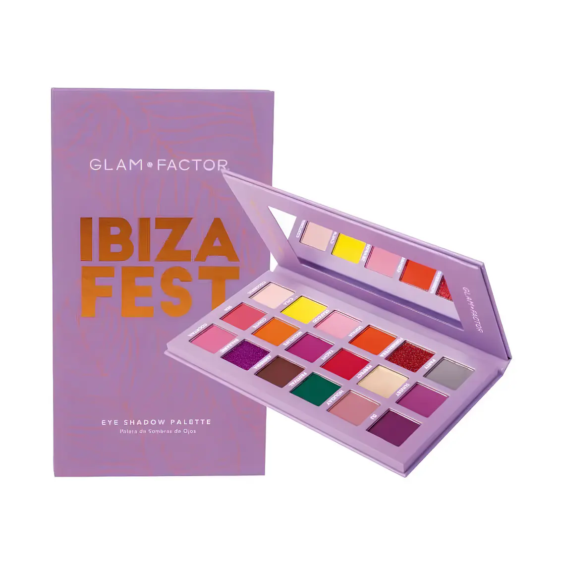 Paleta De Sombras Ibiza Fest - GLAM FACTOR 1