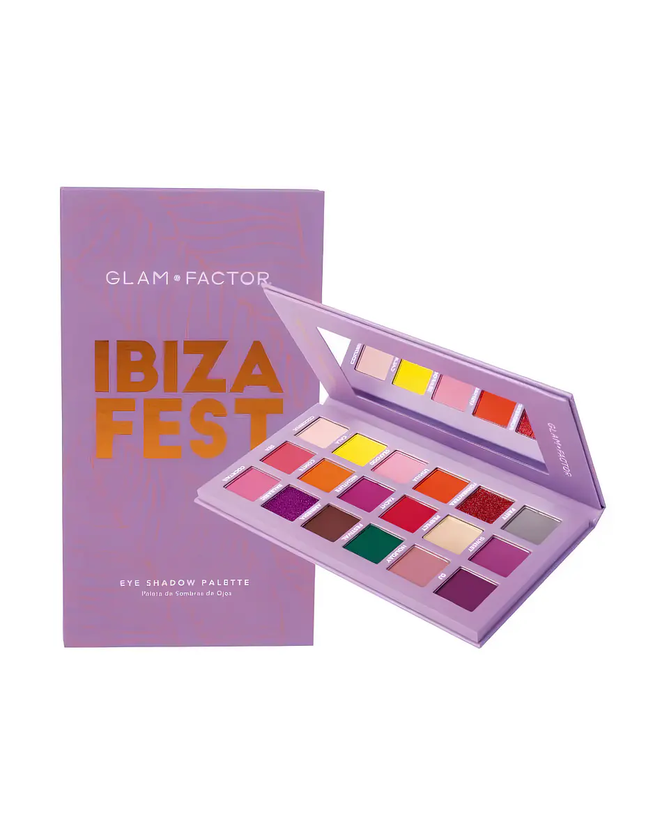 Paleta De Sombras Ibiza Fest - GLAM FACTOR 1