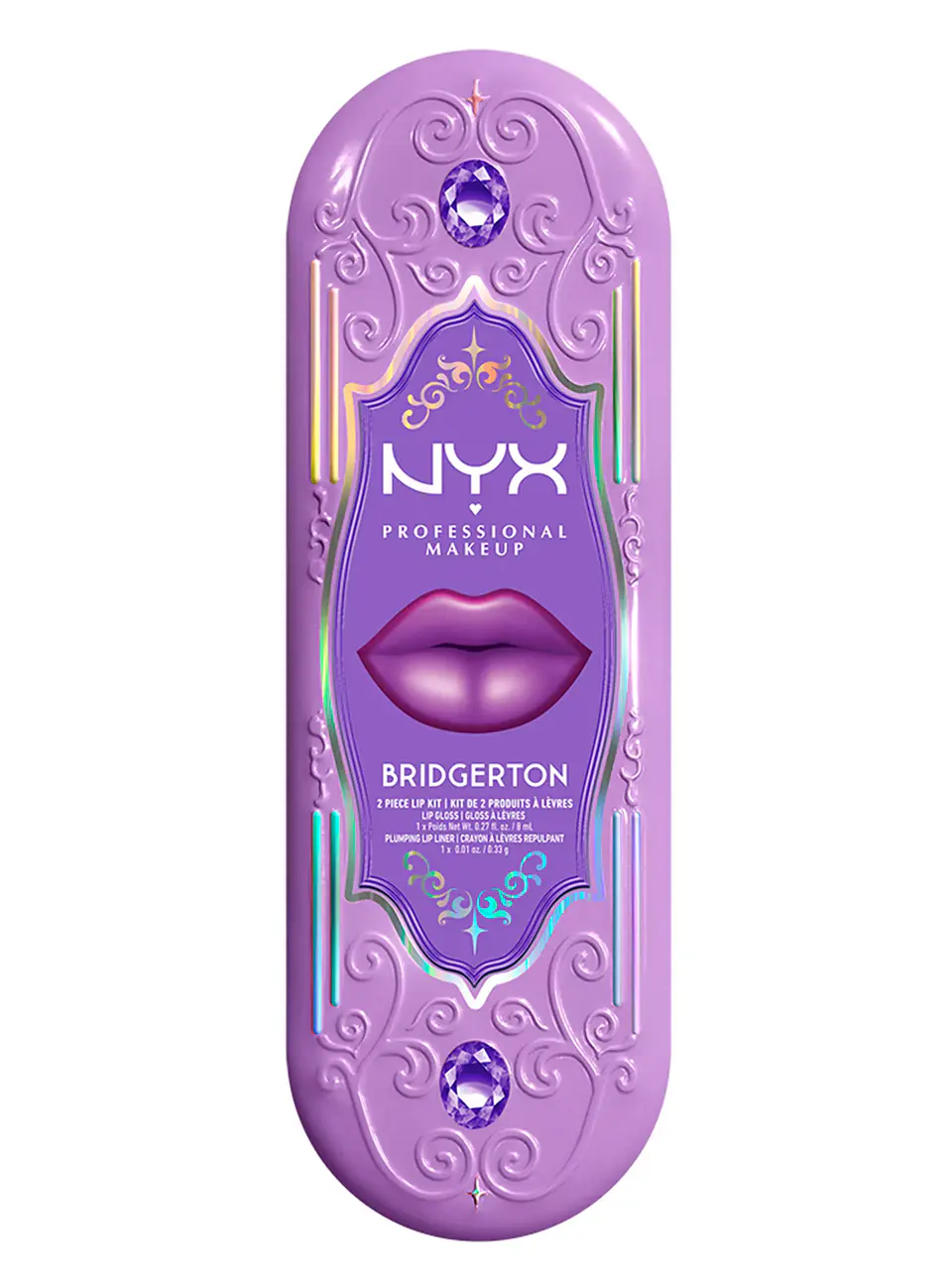 Brillos de Labios Bridgerton 2 Piece Lip Kit 02 8ml - NYX 2
