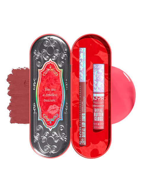 PREVENTA Brillos de Labios Bridgerton 2 Piece Lip Kit 01 8ml - NYX